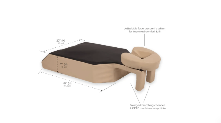 Prone Comfort™ Bolster & Headrest - Proning Pillow