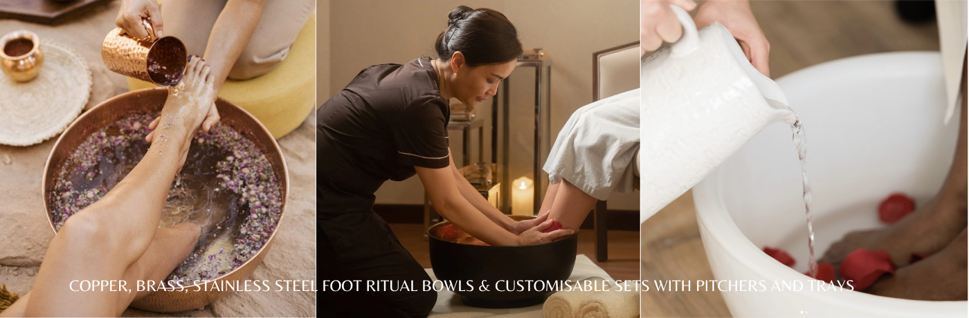 Foot Spa Bowl Ritual Copper Bowl