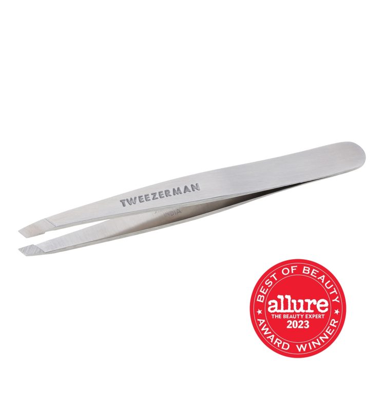 Slant Tweezer Classic Stainless Steel