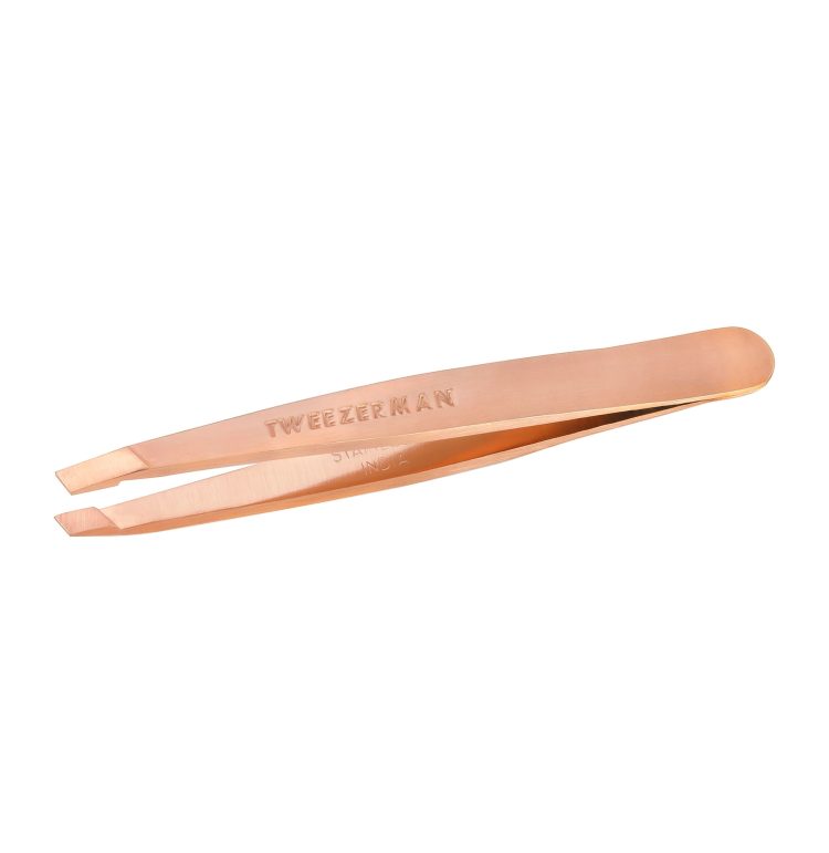 Mini Slant Tweezer Rose Gold