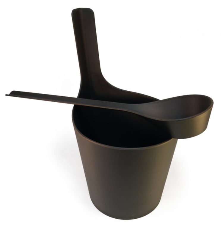 Rento Pisara Bucket & Ladle Black