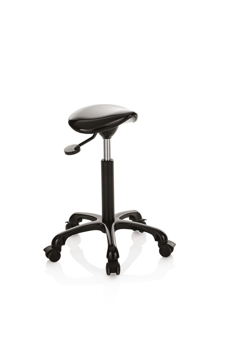 Hair Pro Shiny Stool Black