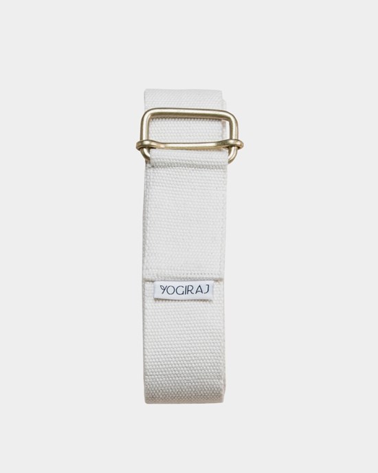 Standard Yoga Belt Birch White