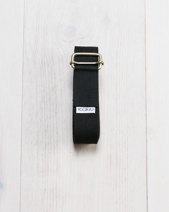 Long Yoga Belt Midnight Black