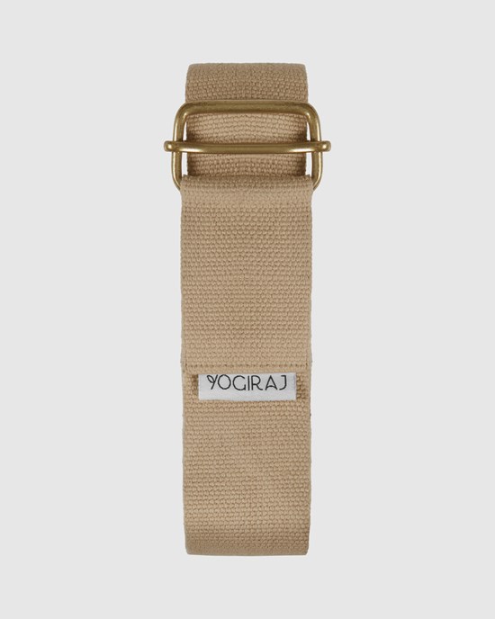 Long Yoga Belt Beach Beige