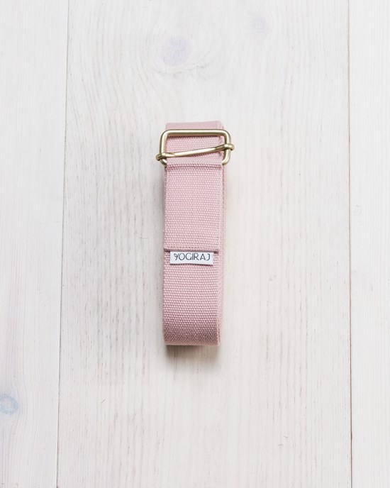 Long Yoga Belt Heather Pink