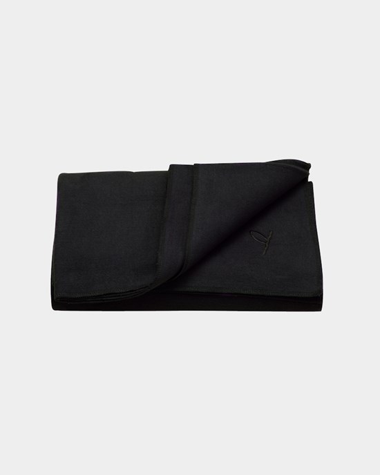 Premium Yoga Blanket Midnight Black