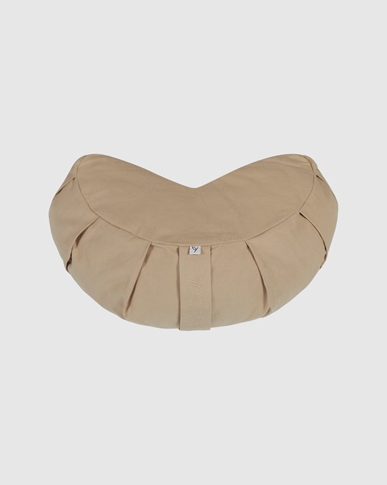 Crescent Meditation Cushion Beach Beige